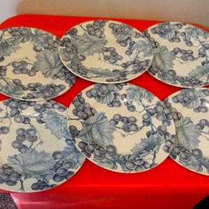 Royal Stafford Bordeaux Grape salad plates